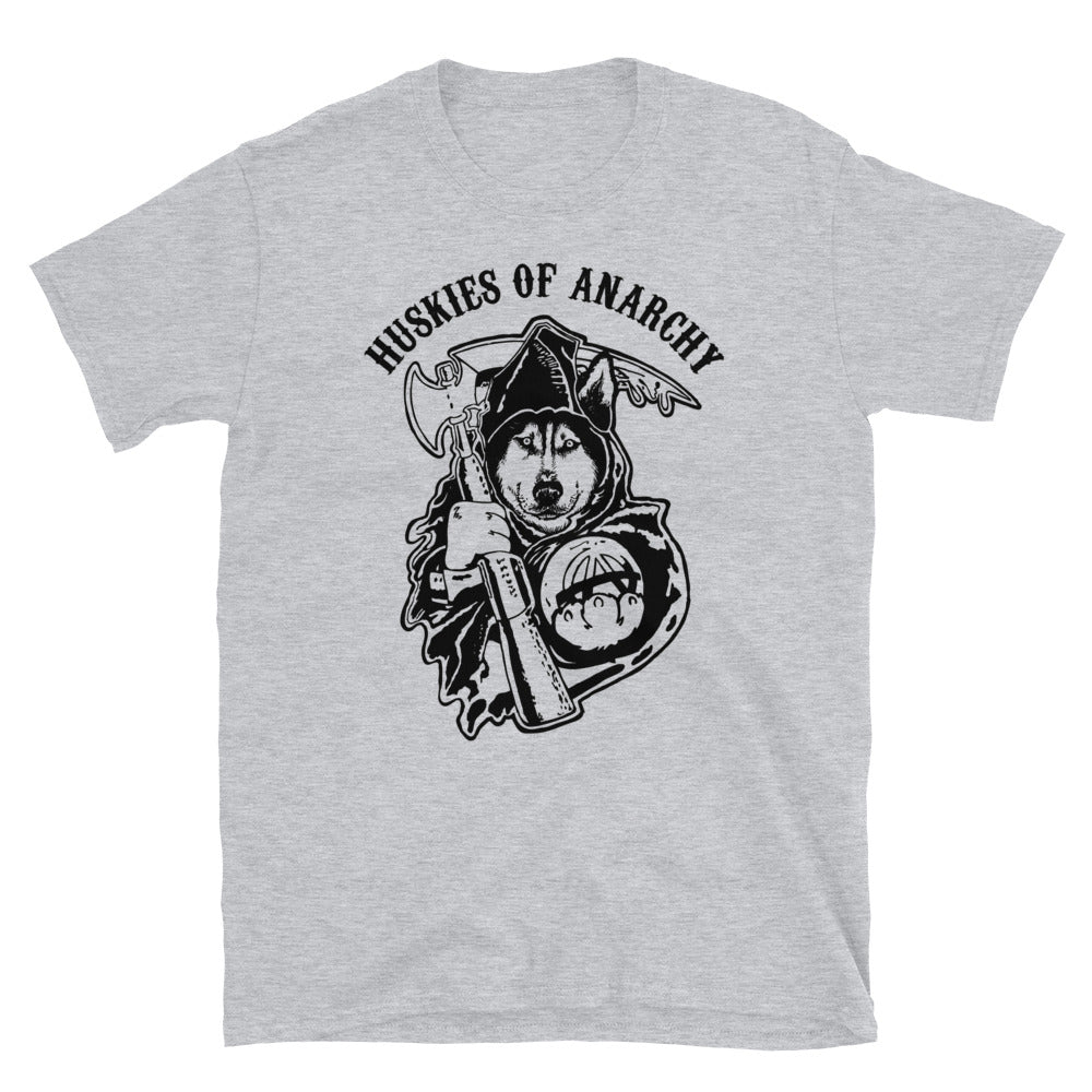 Huskies of Anarchy - Dog, Siberian Husky Softstyle T-Shirt