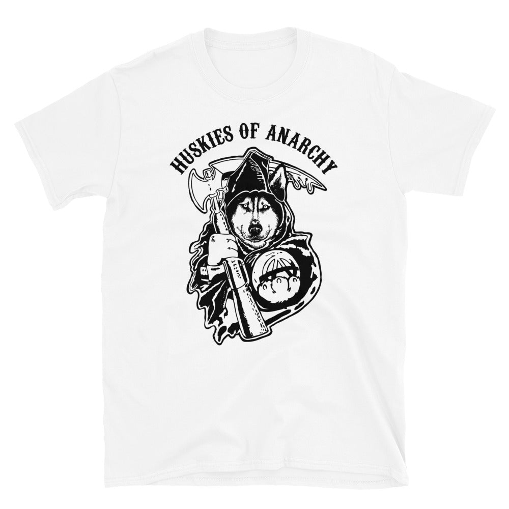 Huskies of Anarchy - Dog, Siberian Husky Softstyle T-Shirt