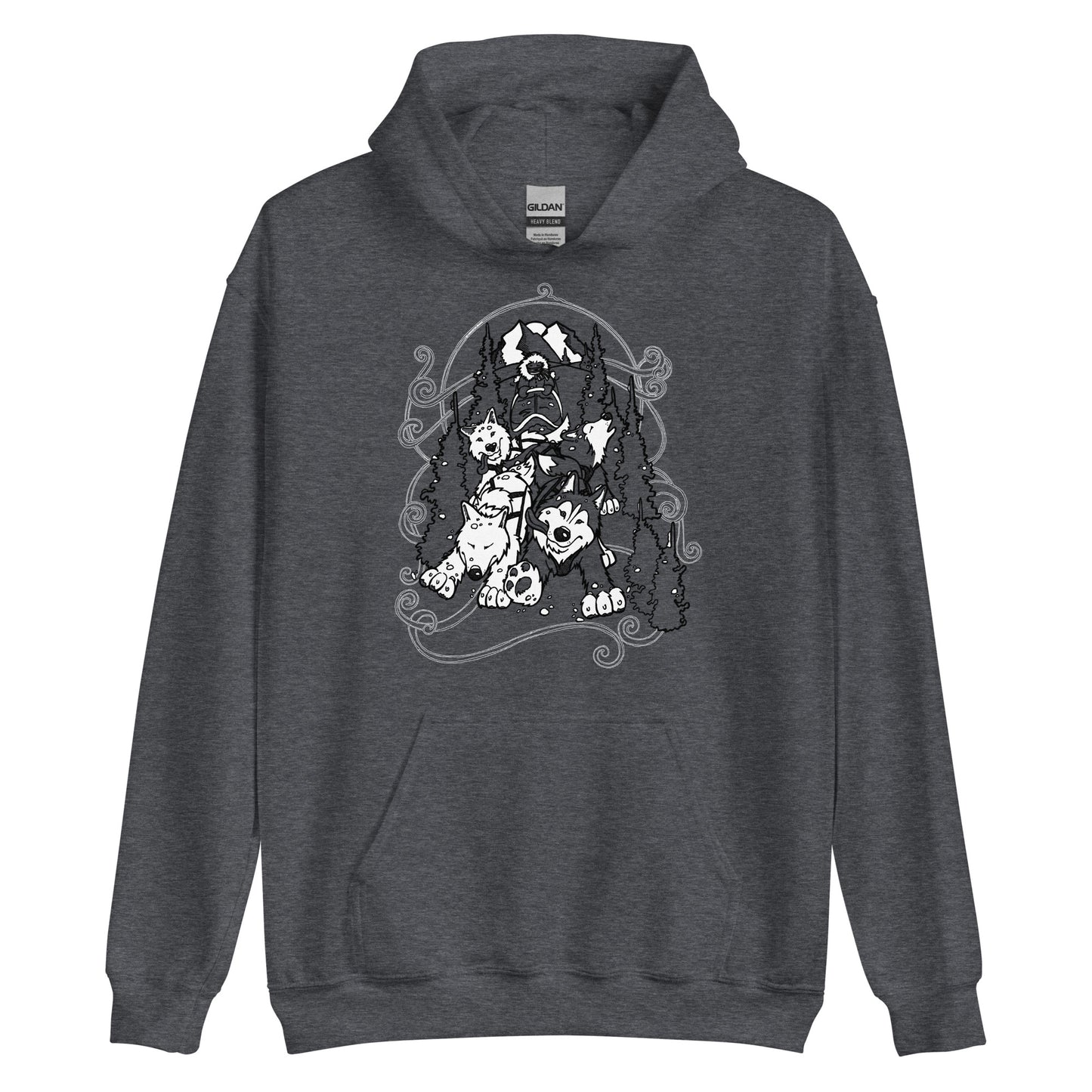 Sled Dogs Siberian Husky - Pullover Hoodie