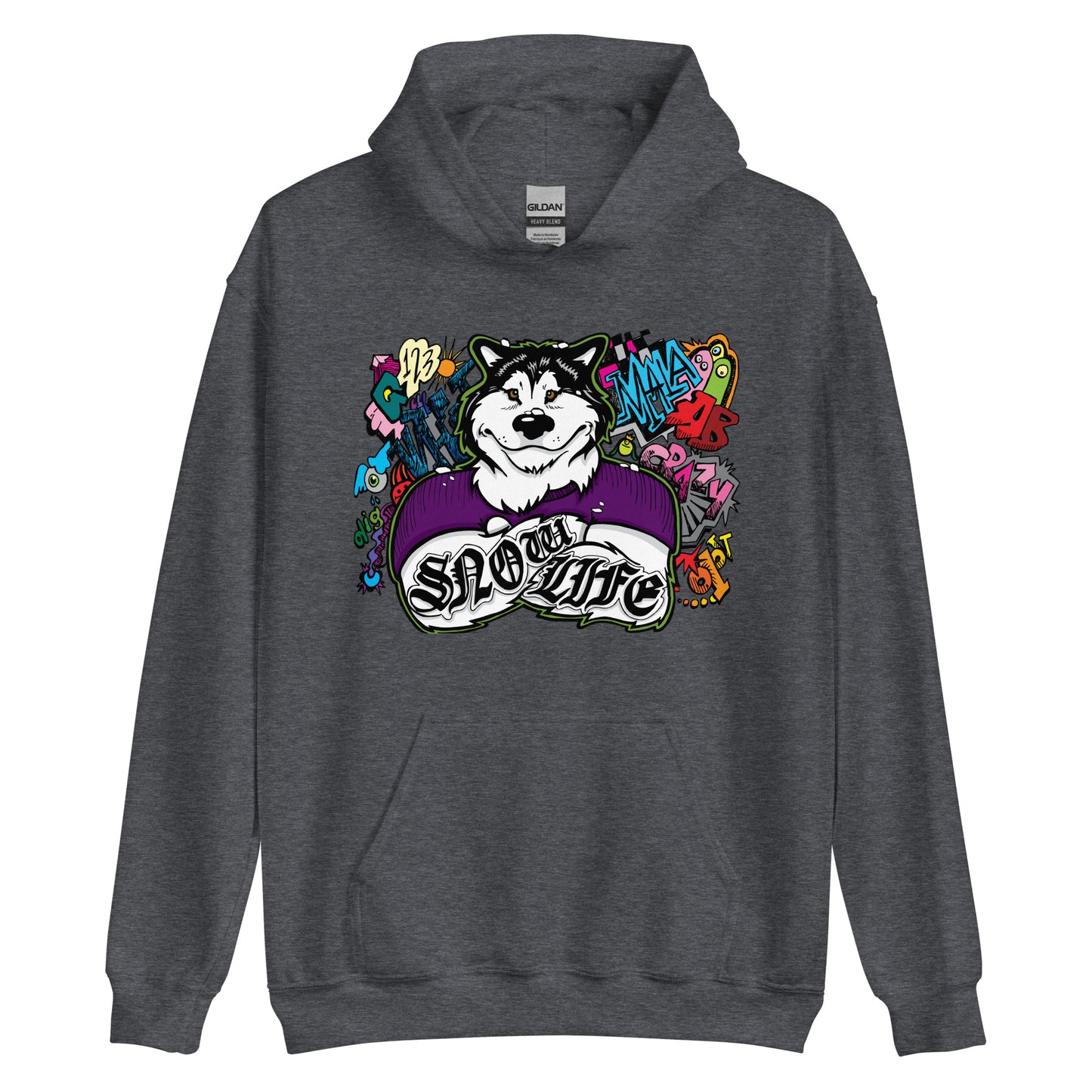 Snow Life Alaskan Malamute - Pullover Hoodie