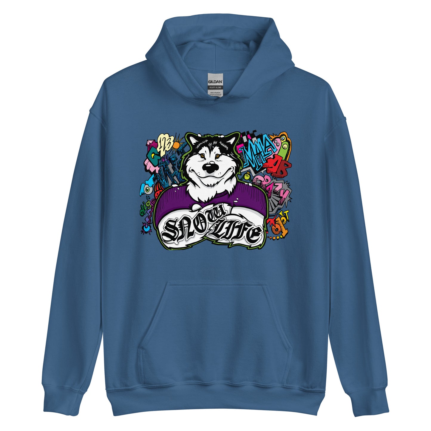 Snow Life Alaskan Malamute - Pullover Hoodie