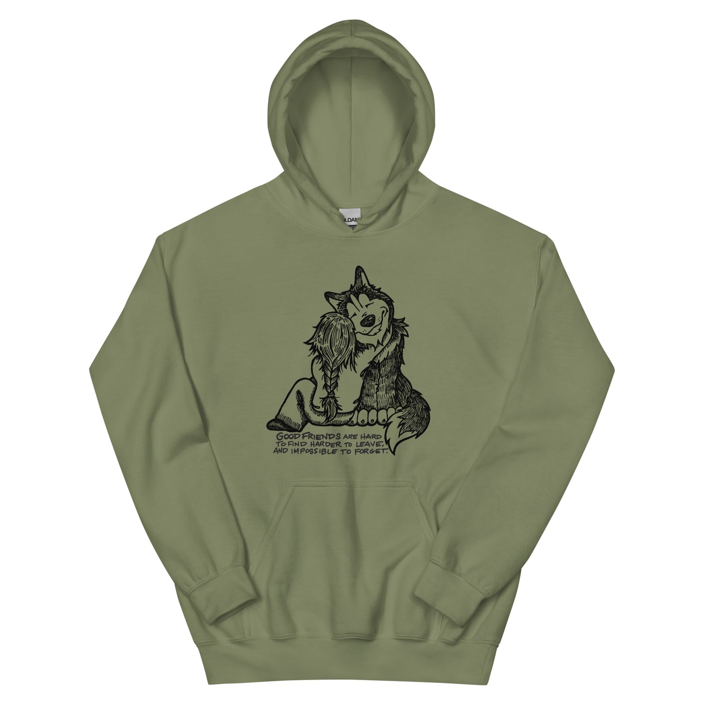 Good Friends - Siberian Husky Hoodie