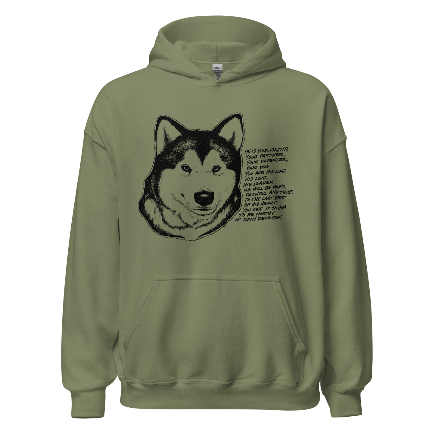 Malamute Devotion - Alaskan Malamute Pullover Hoodie