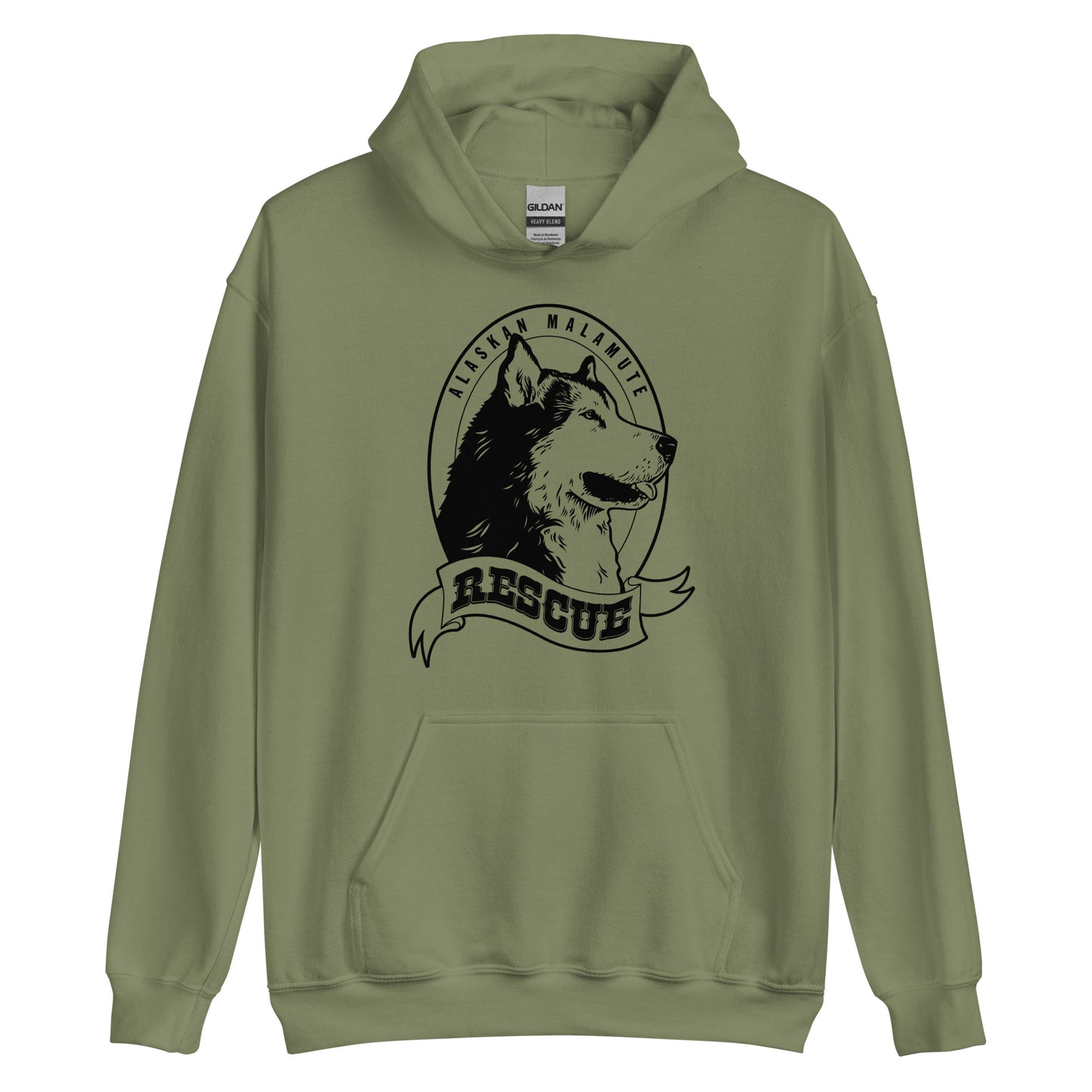Alaskan Malamute Rescue - Pullover Hoodie