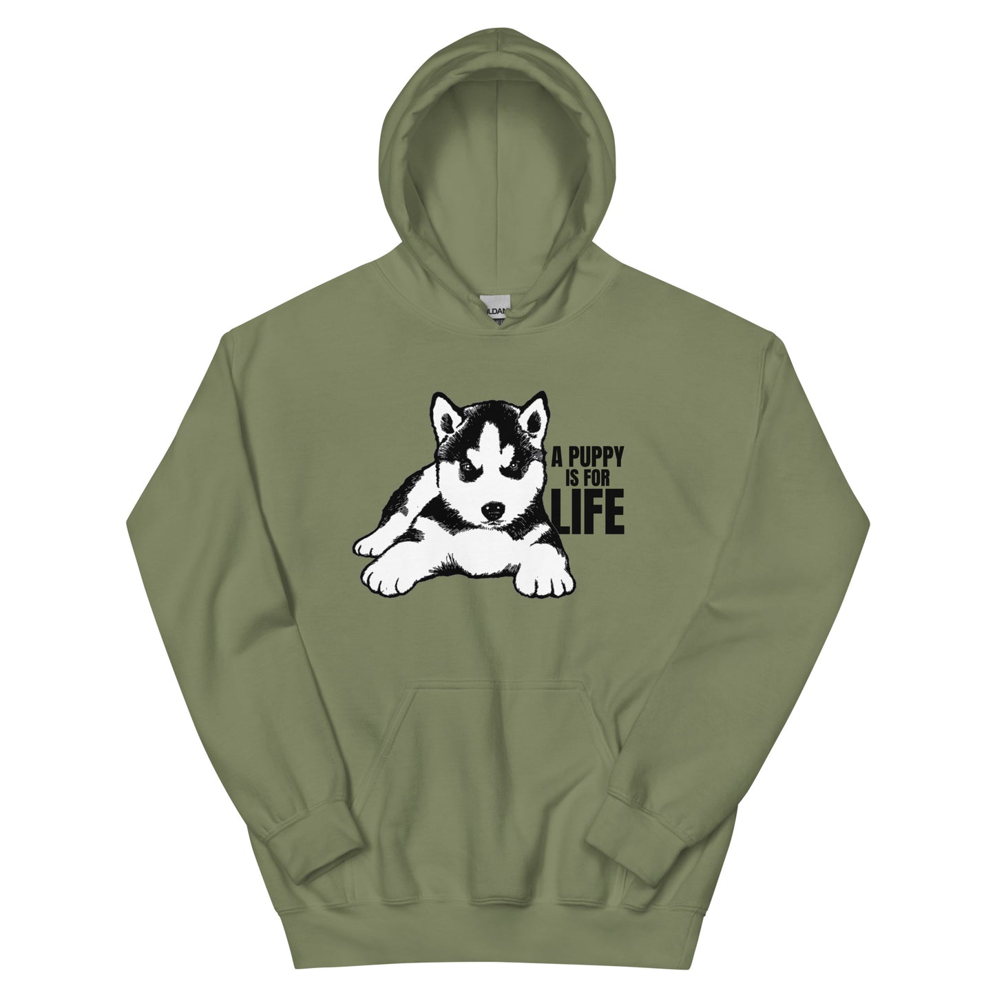 A Puppy Is For Life - Husky - Pullover Hoodie