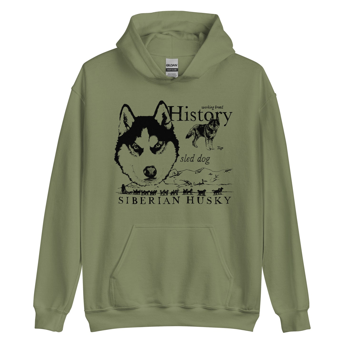 Siberian Husky History - Pullover Hoodie