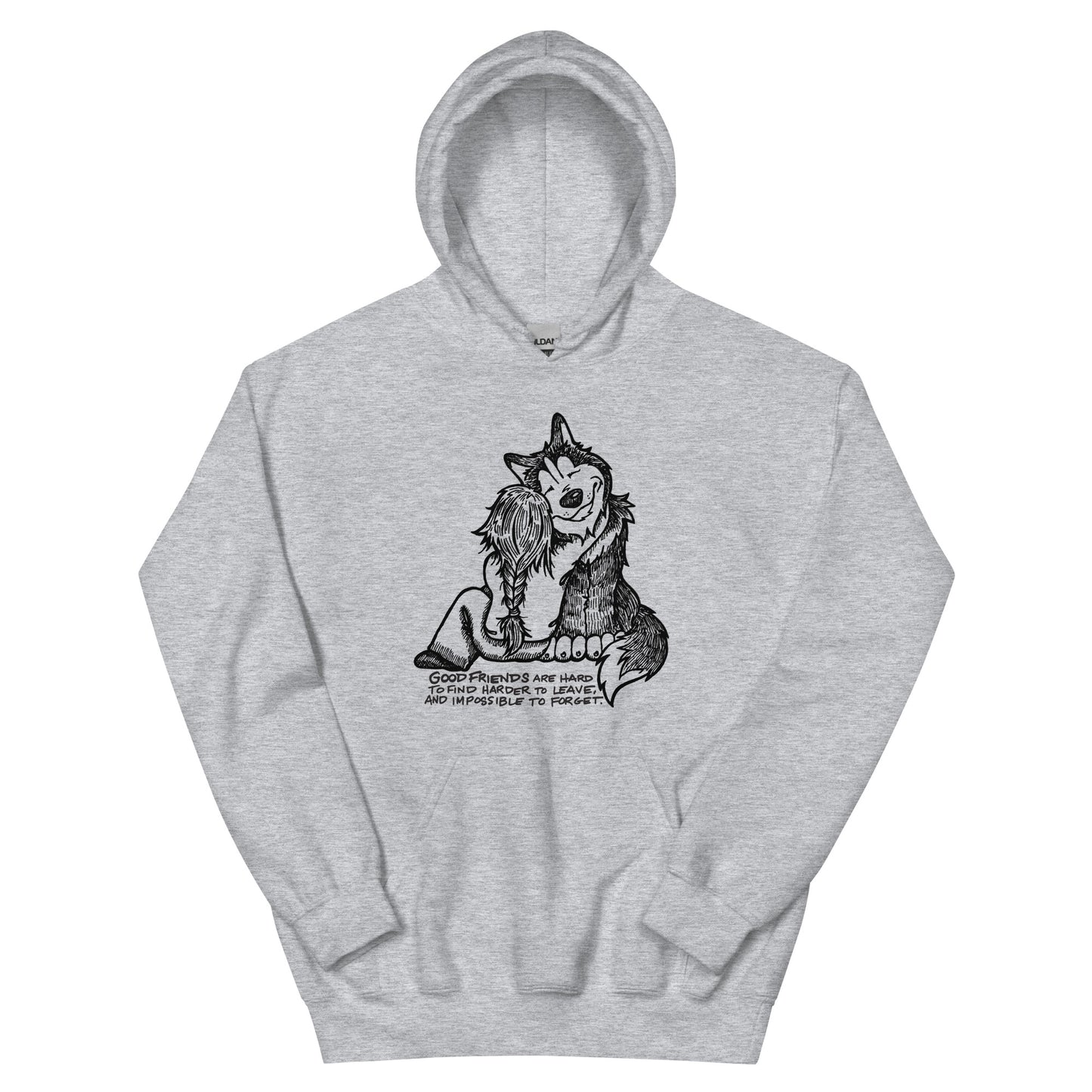 Good Friends - Siberian Husky Hoodie