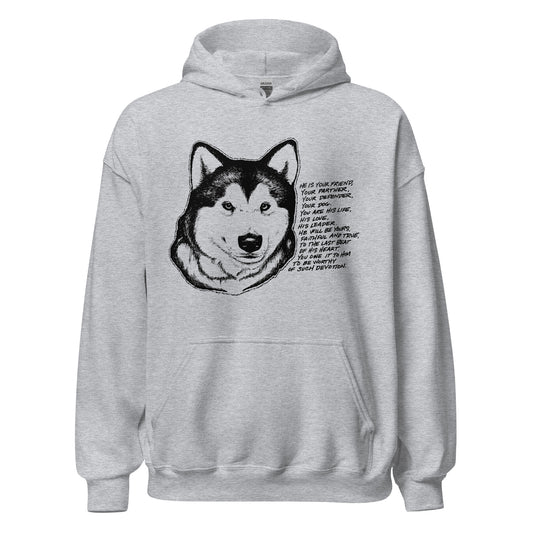 Malamute Devotion - Alaskan Malamute Pullover Hoodie