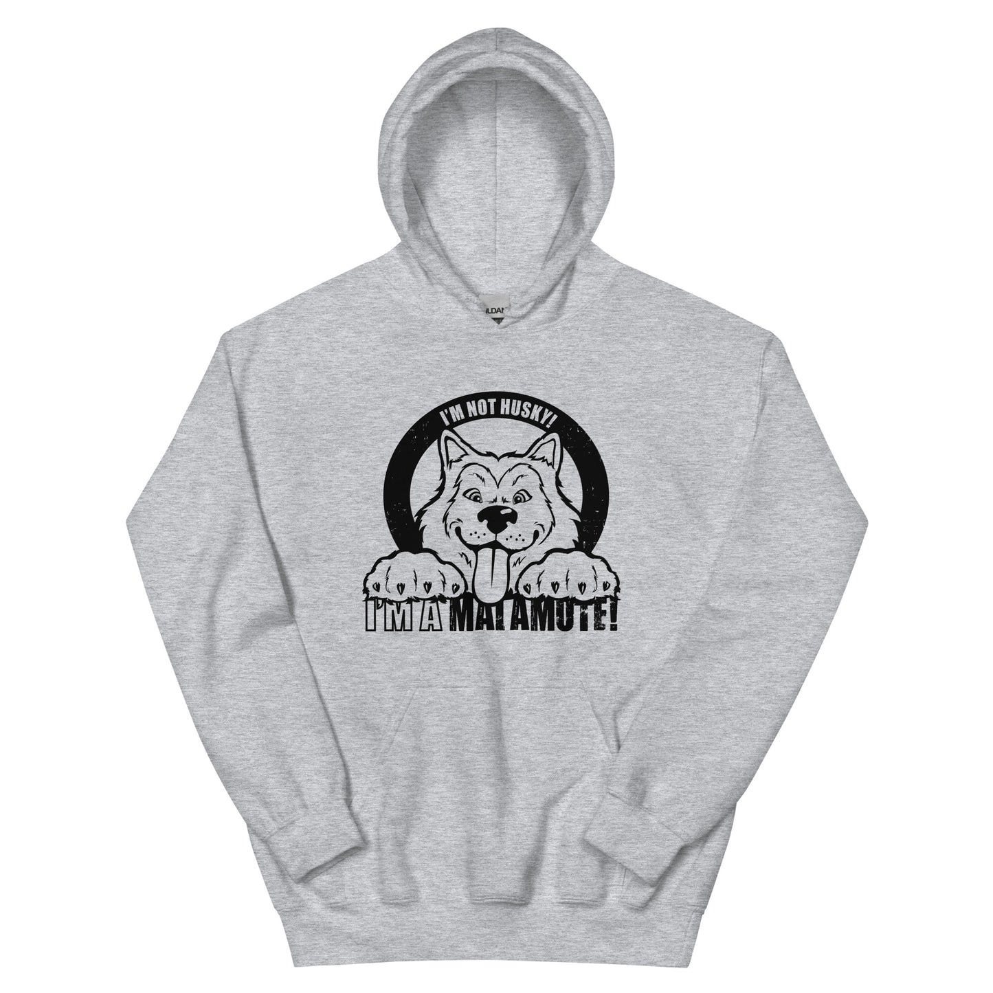 I'm Not Husky, I'm A Malamute - Alaskan Malamute Pullover Hoodie
