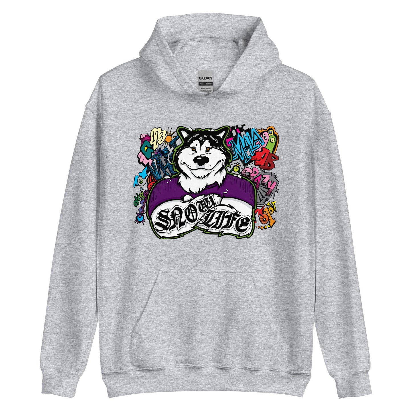 Snow Life Alaskan Malamute - Pullover Hoodie