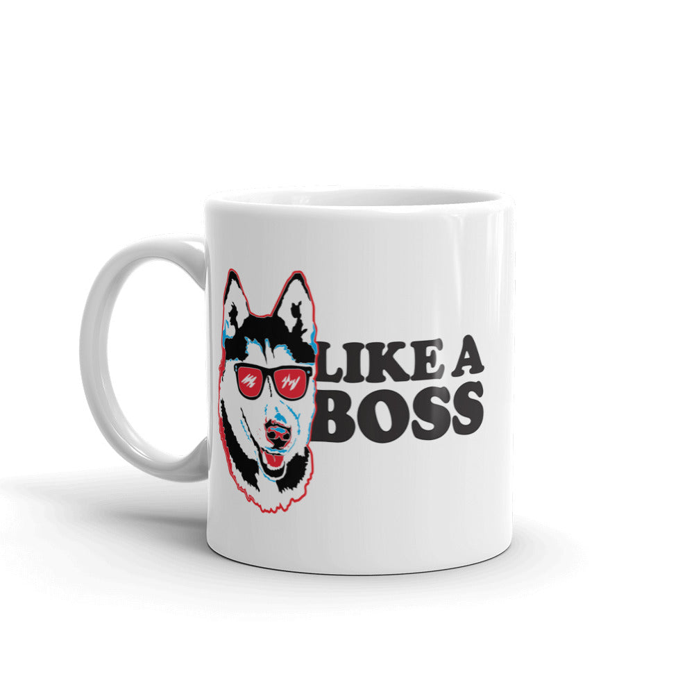 Like a Boss - Siberian Husky Mug - Coffee Mug