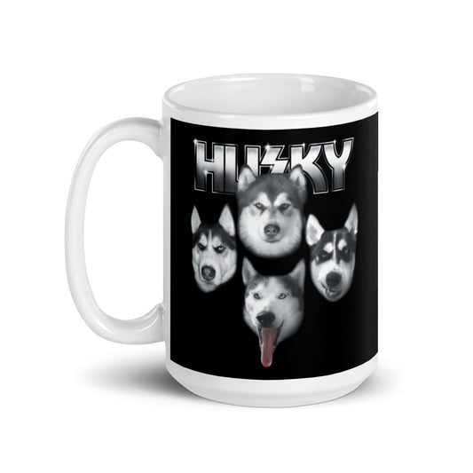 Huskies Rock KISS Inspired Siberian Husky Mug - Coffee Mug