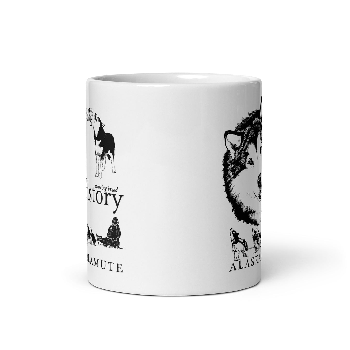 Alaskan Malamute History - Coffee Mug