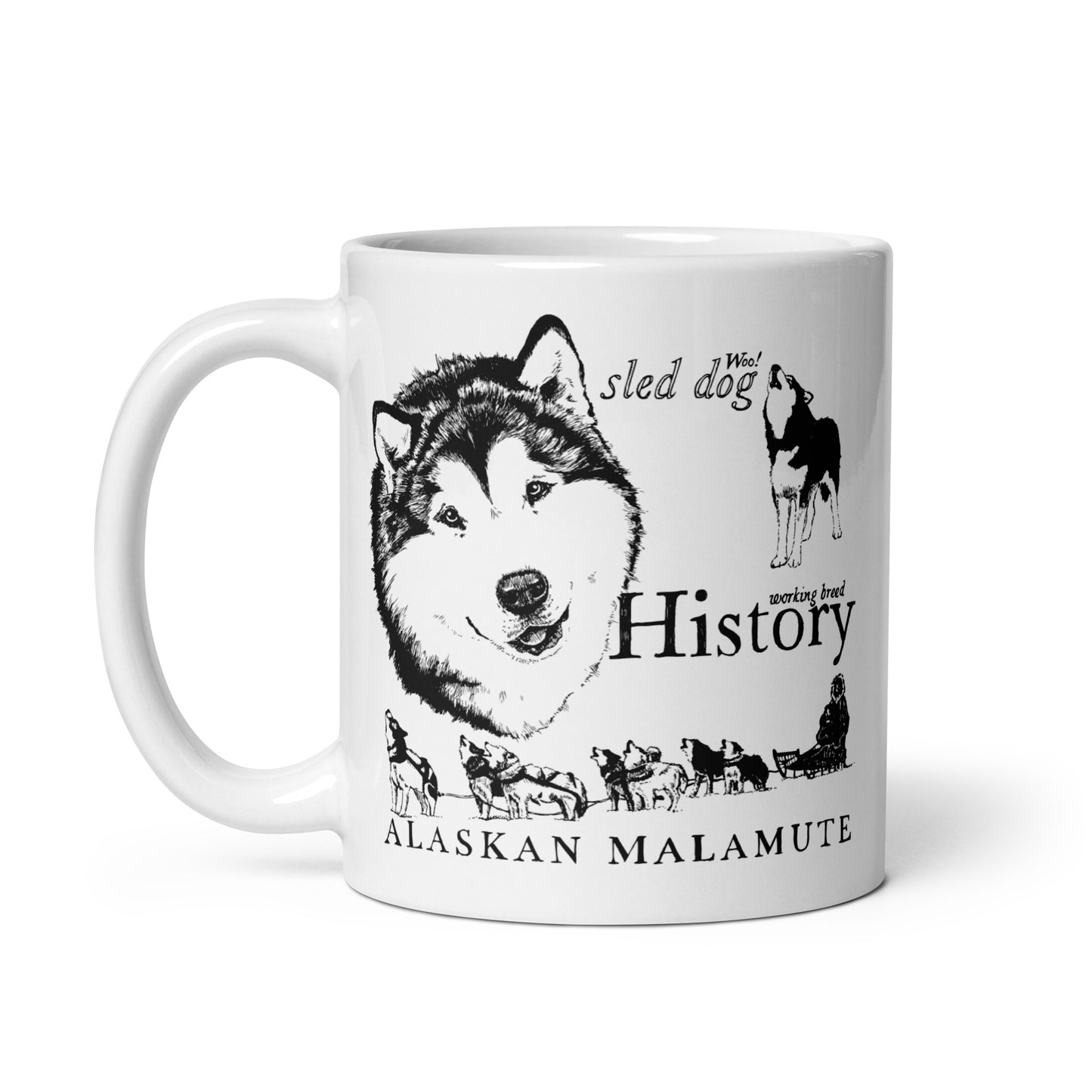 Alaskan Malamute History - Coffee Mug