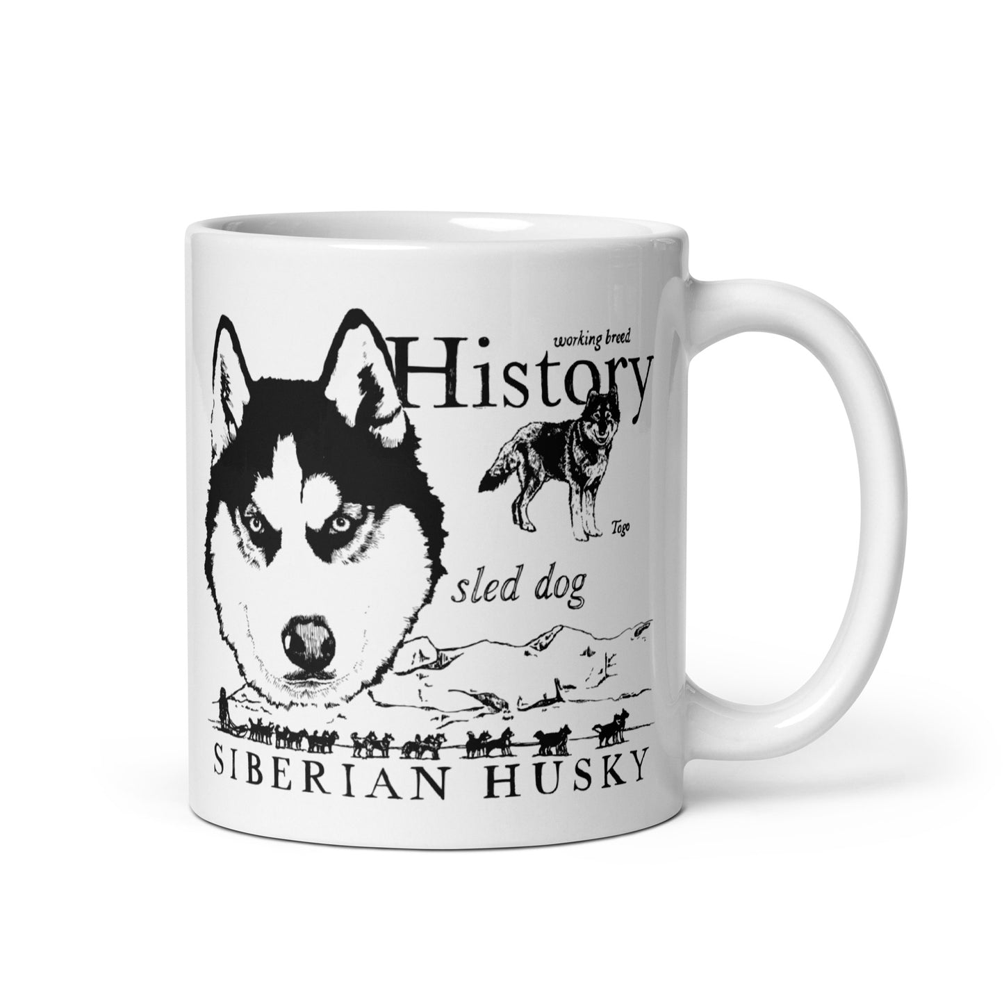 Siberian Husky History - Coffee Mug