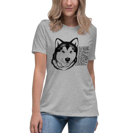 Malamute Devotion - Alaskan Malamute Ladies T-Shirt