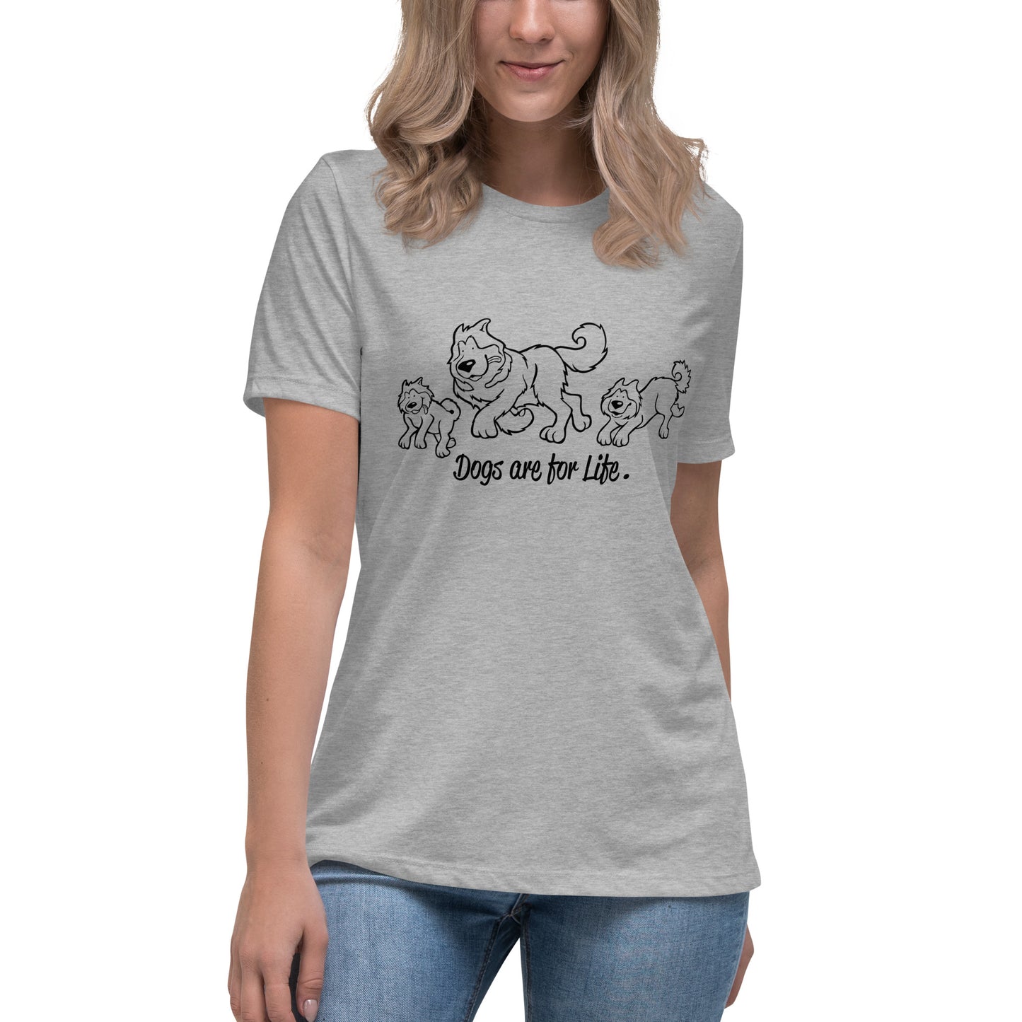 Dogs Are For Life - Alaskan Malamute Ladies T-Shirt