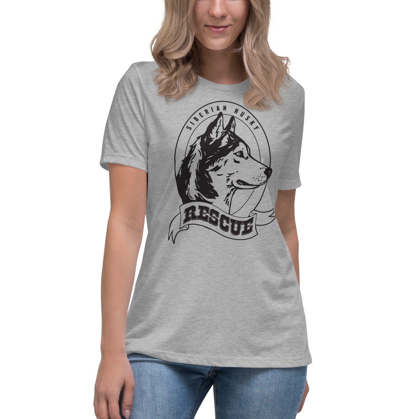 Siberian Husky Rescue -  Ladies T-Shirt