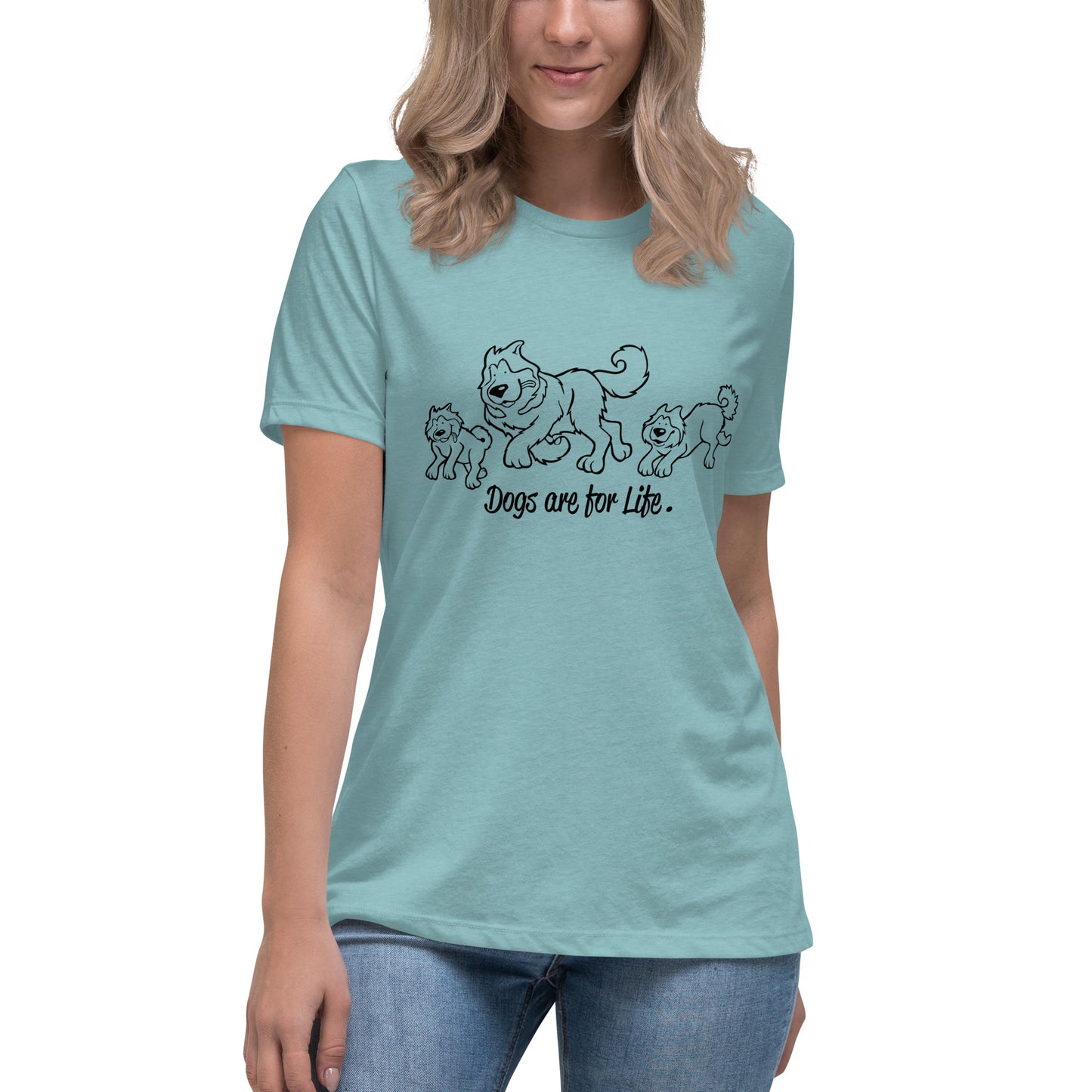 Dogs Are For Life - Alaskan Malamute Ladies T-Shirt