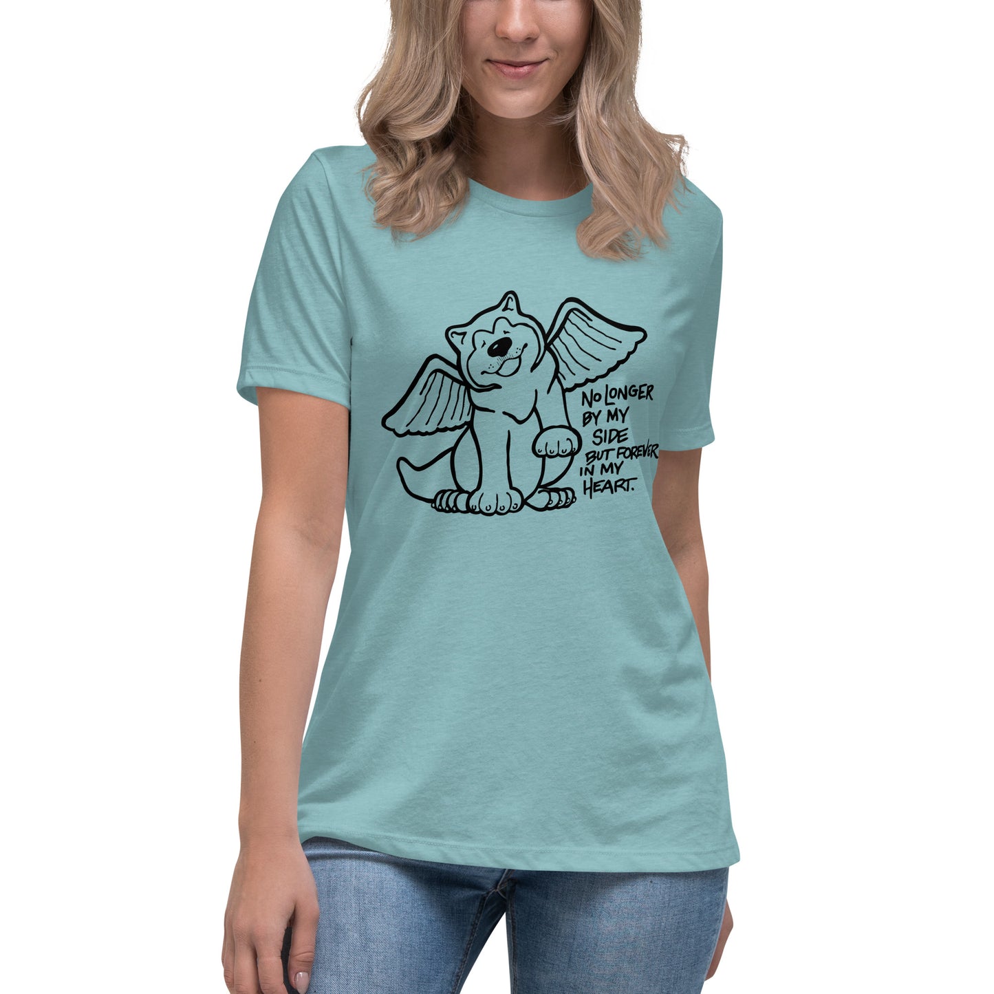 Forever in My Heart - Alaskan Malamute Ladies T-Shirt