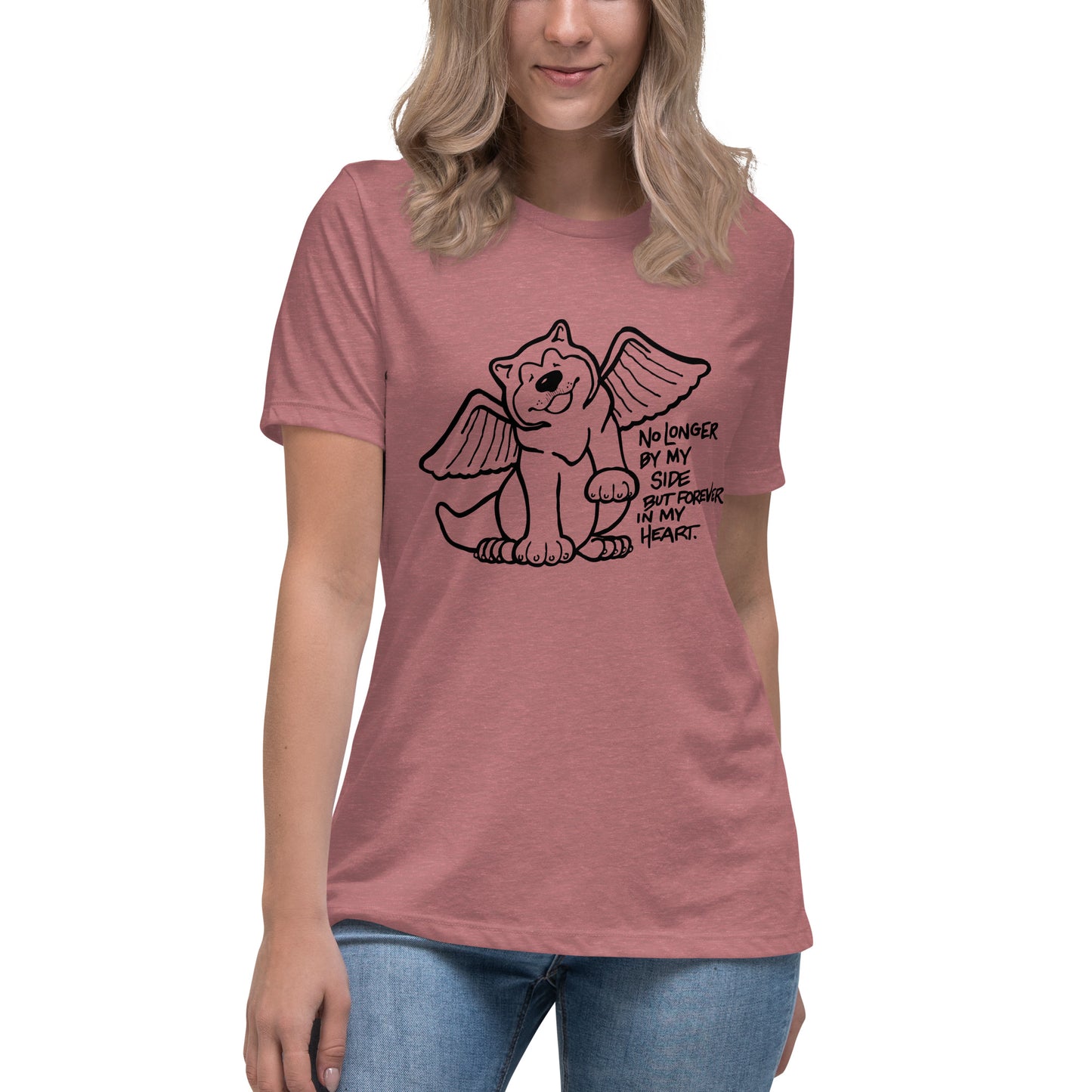 Forever in My Heart - Alaskan Malamute Ladies T-Shirt