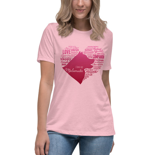 I Love My Malamute(s) - Alaskan Malamute - Ladies T-Shirt